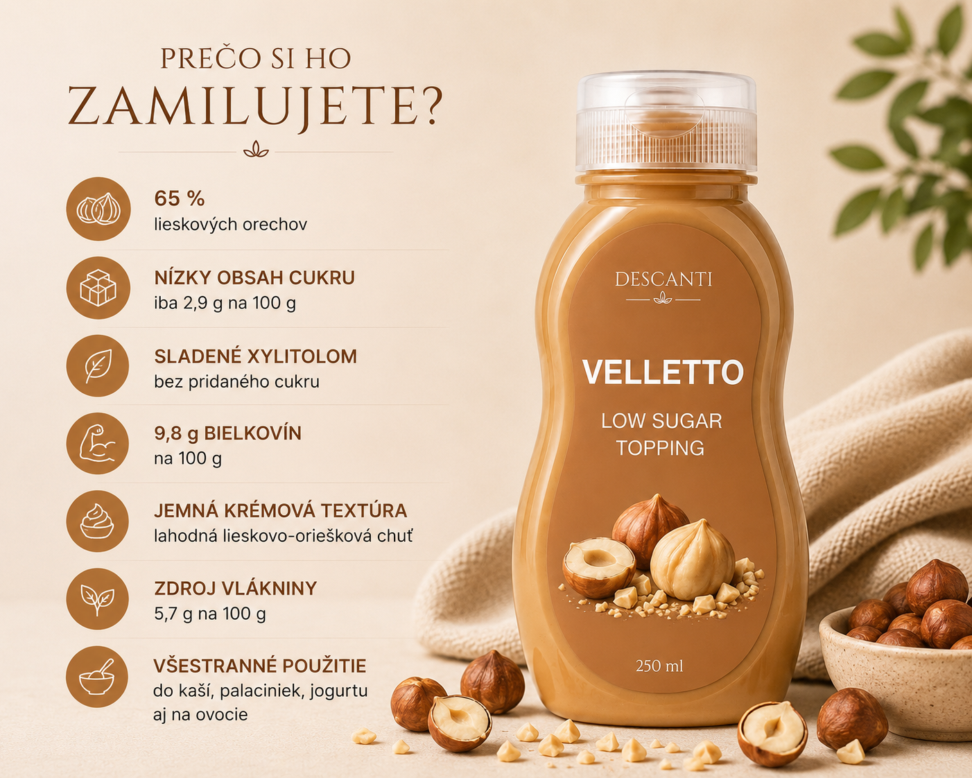 Descanti Pomazánka Velletto